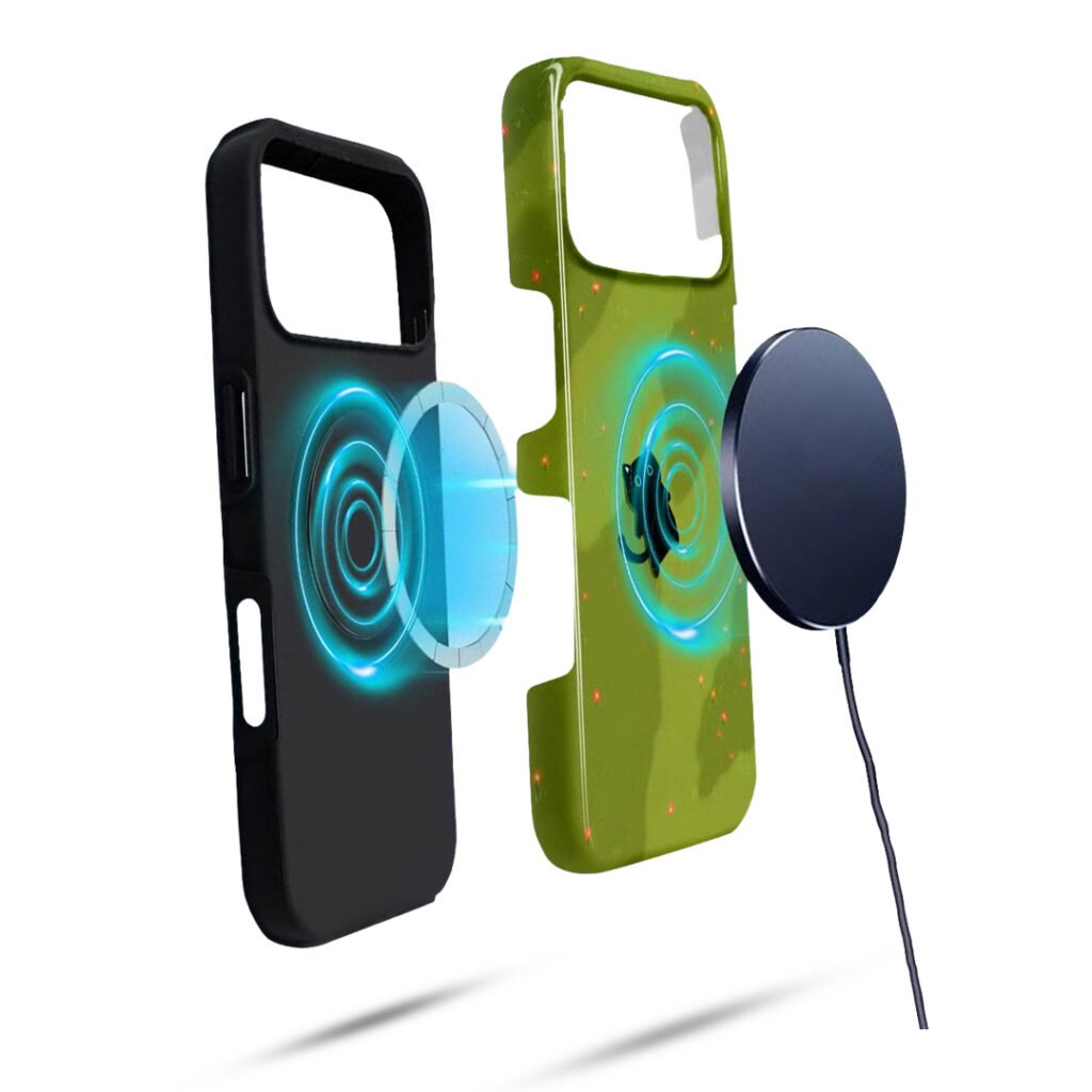 Magnetic custom phone case