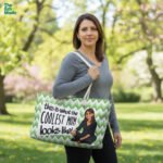 Coolest Mom Weekender Tote Bag | Custom Cartoon Photo Mom Gift – Mother's Day Bag